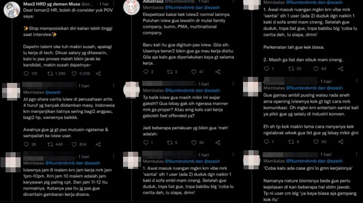 Viral Diduga Karyawan Perusahaan Entertainment Bersikap Tak Sopan Saat Interview Calon Pekerja