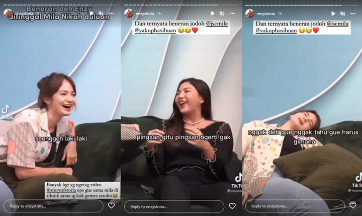Enzy Storia \'Pingsan\' Saat Pertama Kali Dikenalkan Jessica Mila ke Yakup Hasibuan
