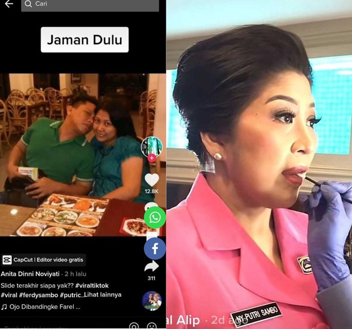Viral Foto Jadul Ferdy Sambo dan Putri Candrawathi, Bukti Uang Mengubah Segalanya?