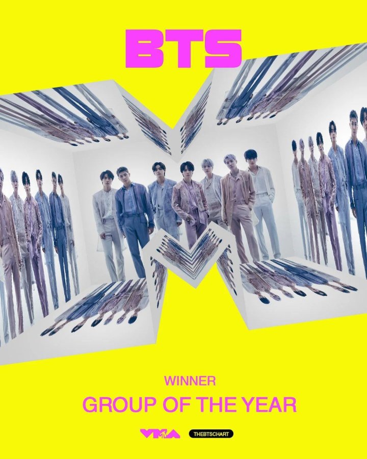 MTV VMA 2022: BTS Menang Group of the Year Empat Kali Berturut-Turut, Netizen Korea Tanggapi Begini