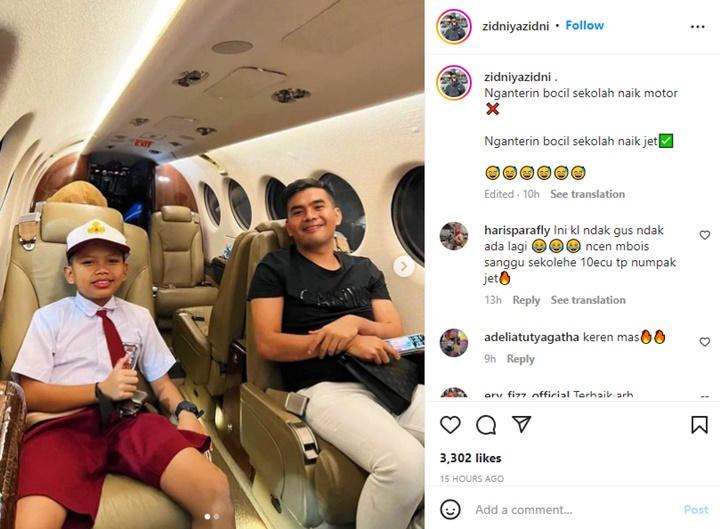 Heboh Farel Prayoga Diantar Jet Pribadi ke Sekolah, Sikap Santunnya Tuai Pujian