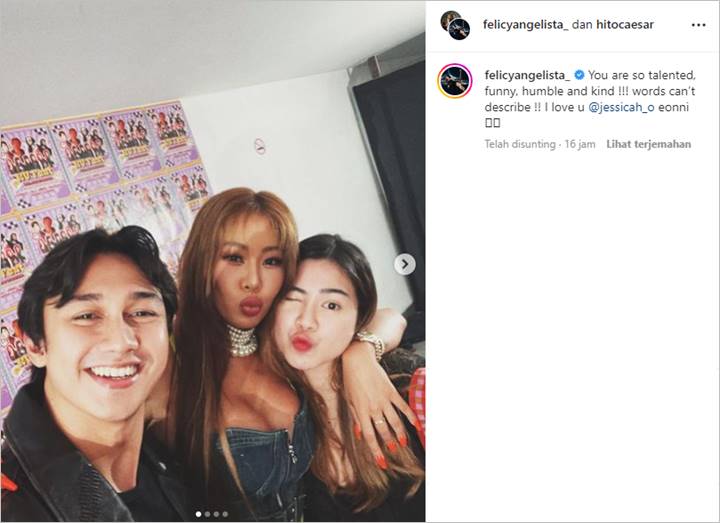 Felicya Angelista Pamer Pose Manyun Bareng Rapper Korea Ini Bikin Jiwa Iri Meronta-ronta