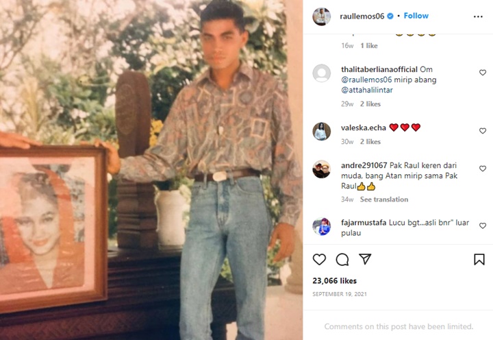 Paras Raul Lemos di Foto Jadul Disebut Plek Ketiplek Atta Halilintar, Tubuh Ramping Curi Fokus