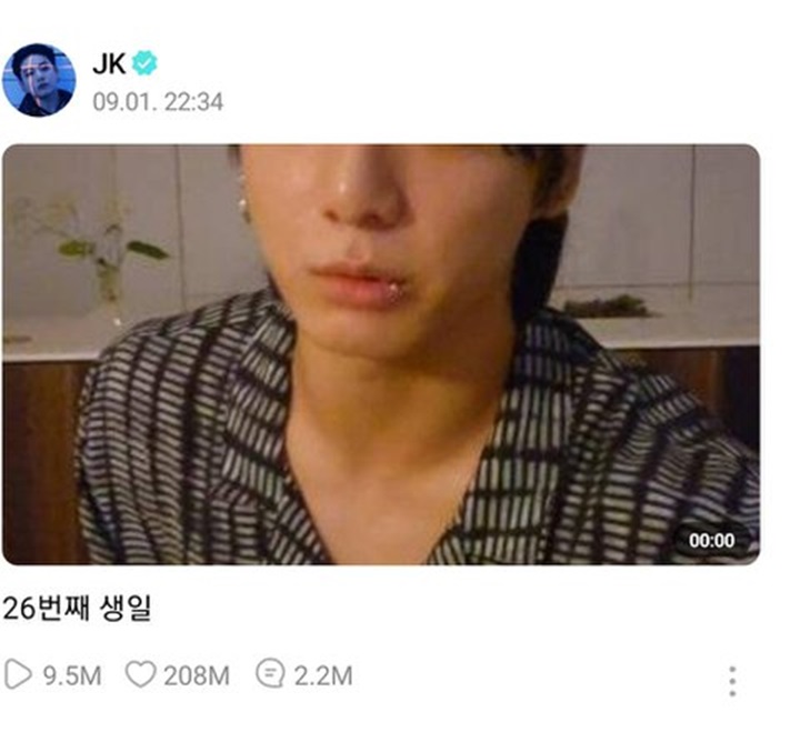 Live Spesial Ultah Jungkook BTS Lampaui 9 Juta Penonton, Ada yang Disayangkan