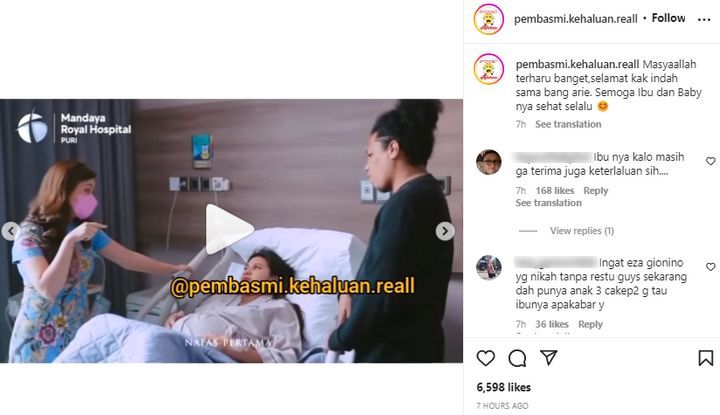 Indah Permatasari Melahirkan Anak Pertama, Ibunda Luluh?