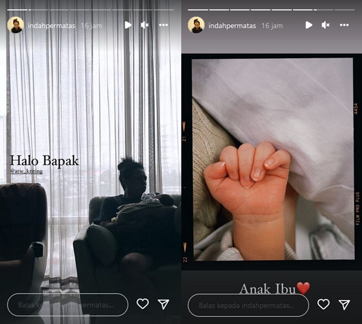 Resmi Jadi Orangtua, Indah Permatasari \'Request\' Dipanggil Begini Oleh Sang Anak