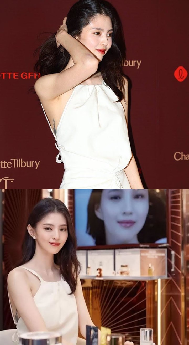 Han So Hee Tampak Elegan di Event Kosmetik Mewah, Tato Baru Ngintip di Lokasi Tak Terduga