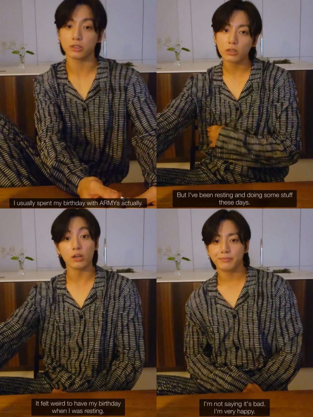 Set Piyama yang Dipakai Jungkook Saat Siaran Langsung Rayakan Ultahnya Ludes Terjual