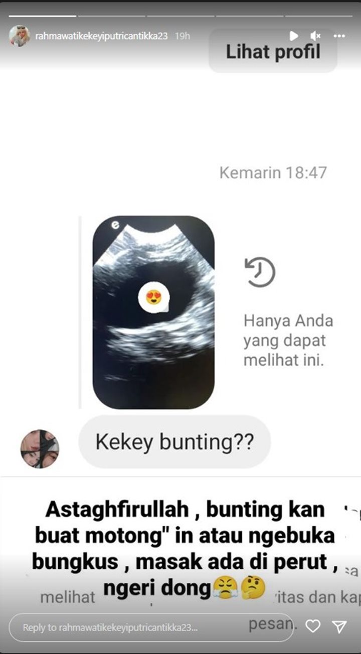 Kekeyi Jawab Kabar Hamil
