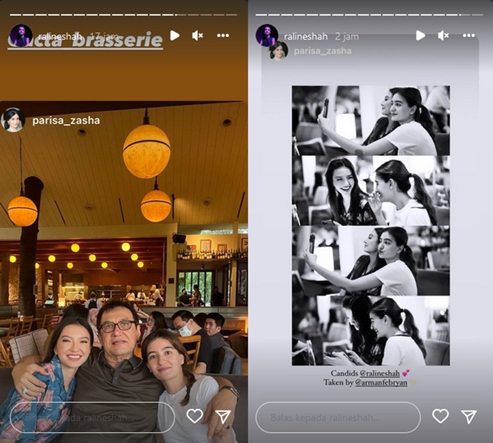 Bak Kembar, Raline Shah Pamer Selfie Bareng Keponakan Cantik yang Ternyata Juga Artis
