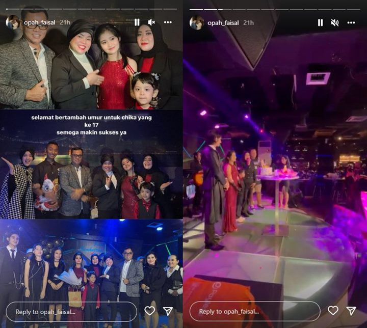Haji Faisal dan Istri Hadiri Acara Ultah Chika Shenaz, Perayaan Tak Kalah Mewah dari Gala?