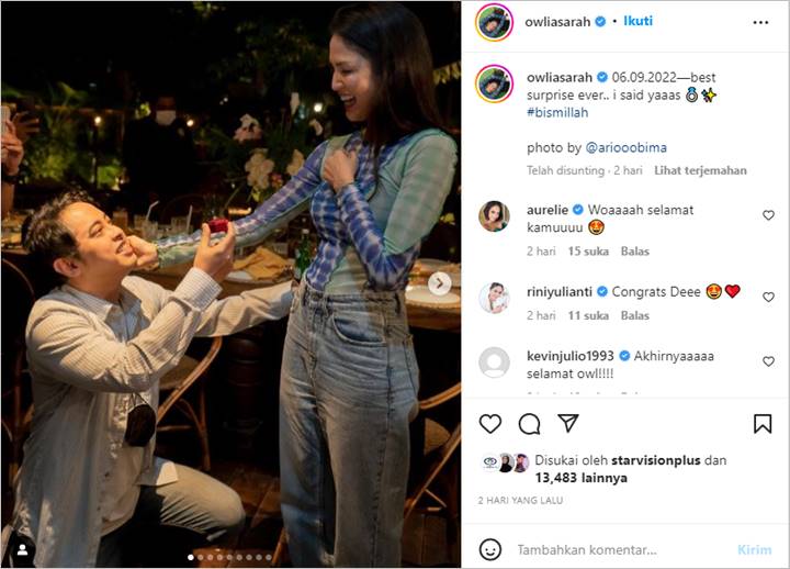 Aulia Sarah Akhirnya Bocorkan Momen Diberi Kejutan Terbaik, Auto Digeruduk Rekan Artis