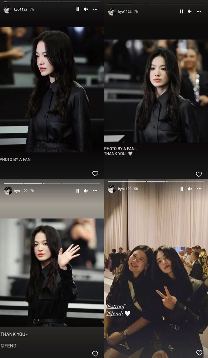 Unggahan Song Hye Kyo di Instagram