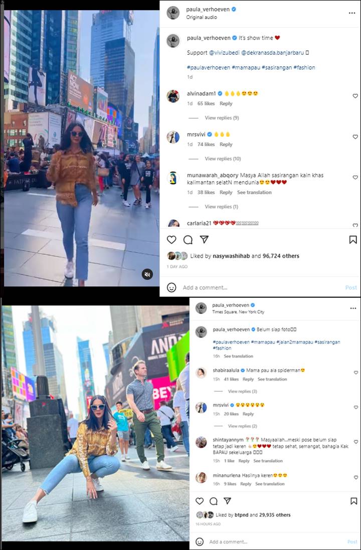 Paula Verhoeven Tampil Cantik Di New York Fashion Week, Gaya Belum Siap Foto Bikin Terpukau