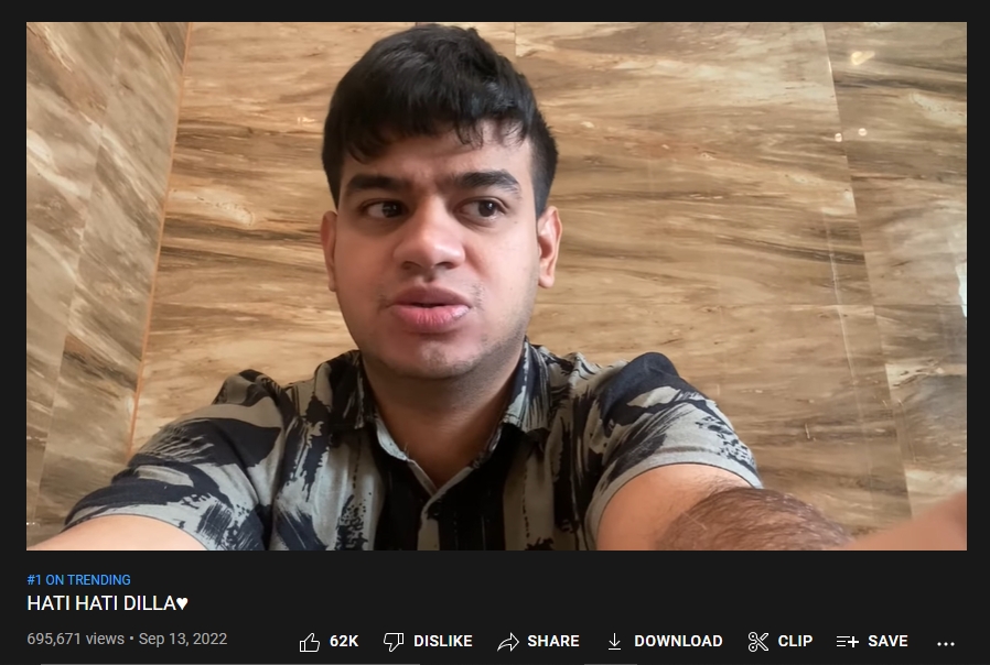 Begini Reaksi Syok Fadil Jaidi Saat Tahu Videonya Trending 1 di YouTube