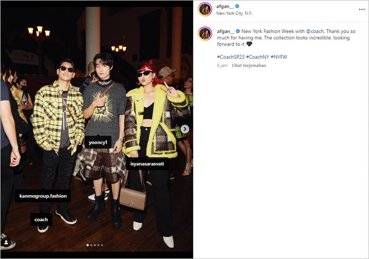 Afgan Mejeng Bareng Bintang ‘All Of Us Are Dead’ di New York Fashion Week, Bikin Salfok