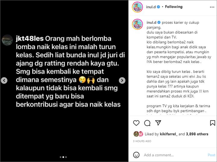 Inul Daratista Bereaksi Keras Usai Kariernya Disebut Turun Kelas Gara-gara Ini