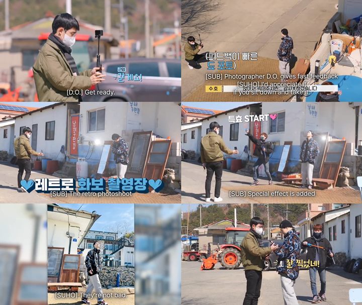 Bak Fotografer Profesional, Begini Seriusnya D.O. Saat Potret Member EXO yang Lain