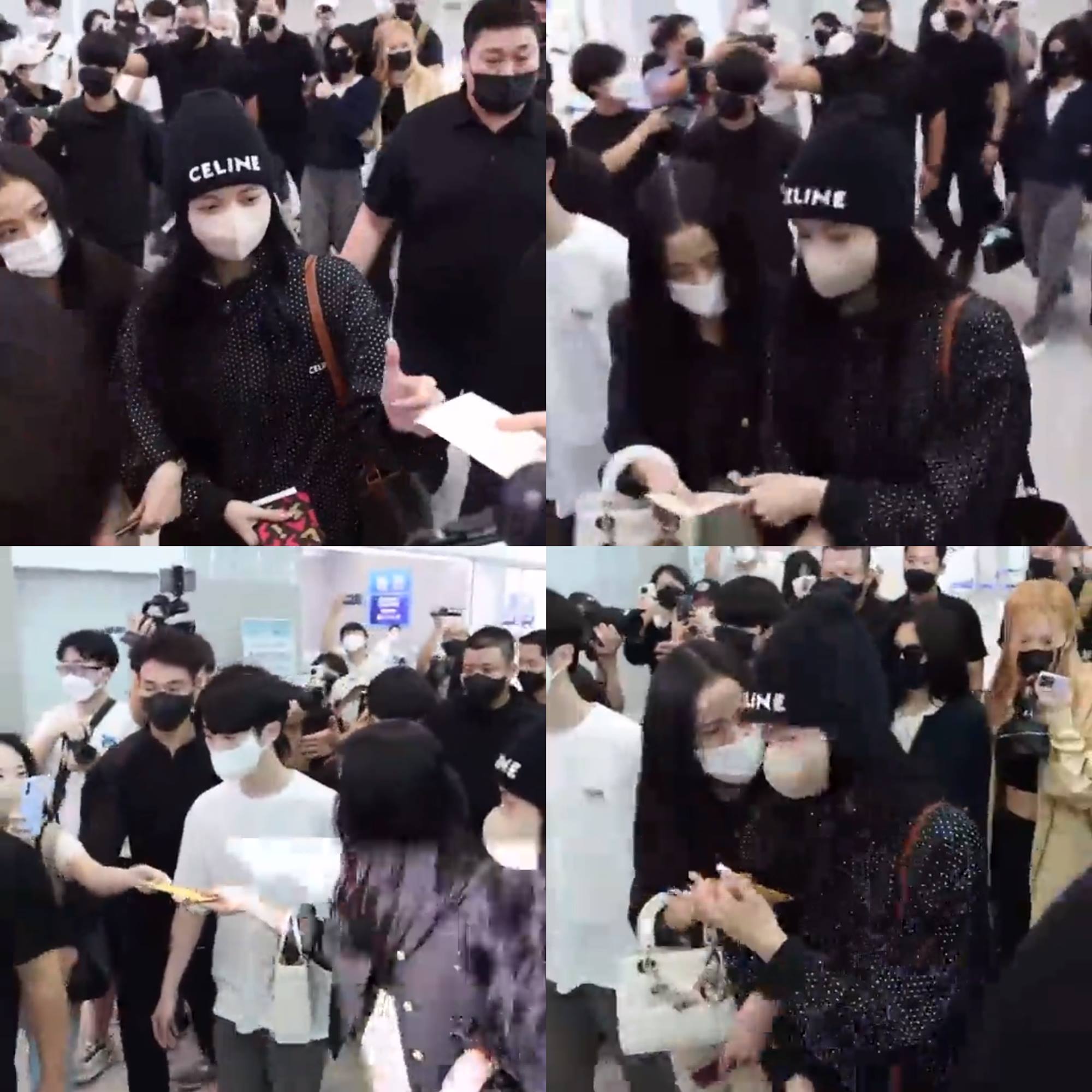 momen Jisoo dan Lisa BLACKPINK