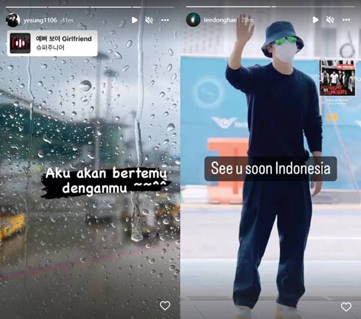 Yesung dan Donghae Super Junior Sapa Penggemar Indonesia Jelang Konser