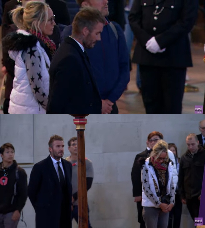 Rela Antre 12 Jam, David Beckham Emosional di Hadapan Peti Mati Ratu Elizabeth II