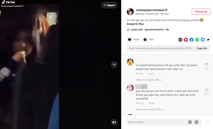 Viral Video Zee JKT48 Diduga Merokok dan Terlihat Sudah Pro, Fans Heboh