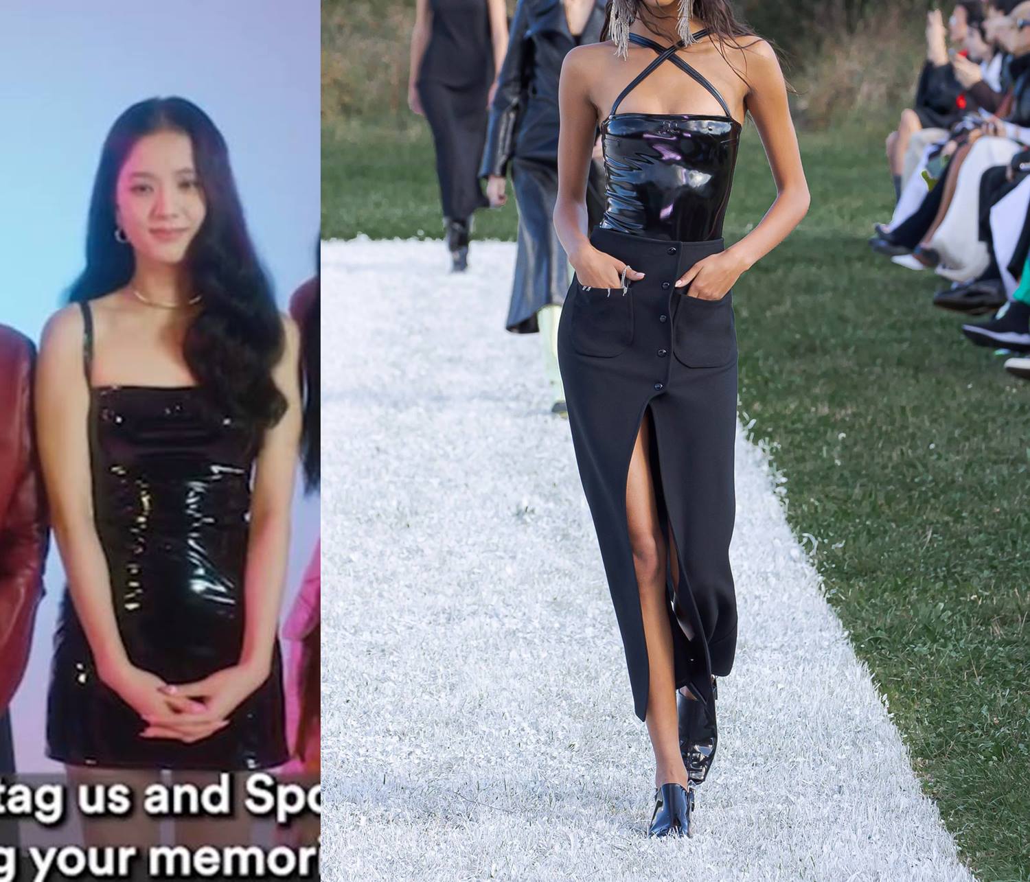 Detail Gaun Jisoo BLACKPINK
