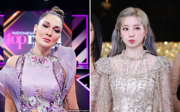 Tinggi Badan Luna Maya Di Samping Dahyun TWICE Bikin Melongo