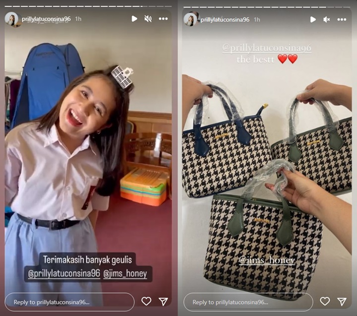 Prilly Latuconsina Bagi-bagi Tas Untuk Para Crew Film Disambut Heboh, Dalam Rangka Apa?