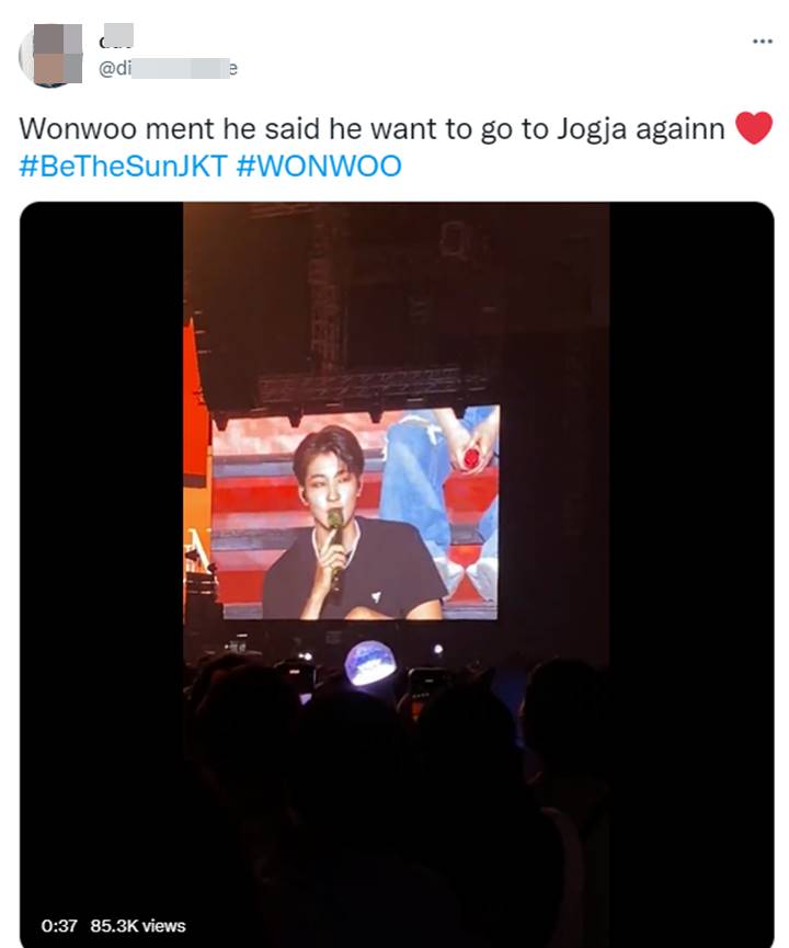 Wonwoo SEVENTEEN Sebut Ingin Pergi ke Yogyakarta di Tengah Konser \'Be The Sun in Jakarta\'