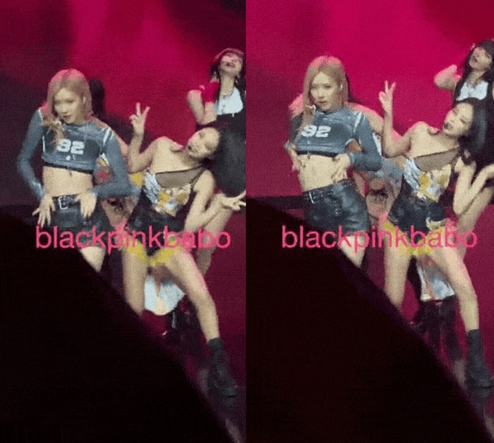 Jennie BLACKPINK Ceria Buat Pose V Saat Perform Lagu \'Shut Down\'