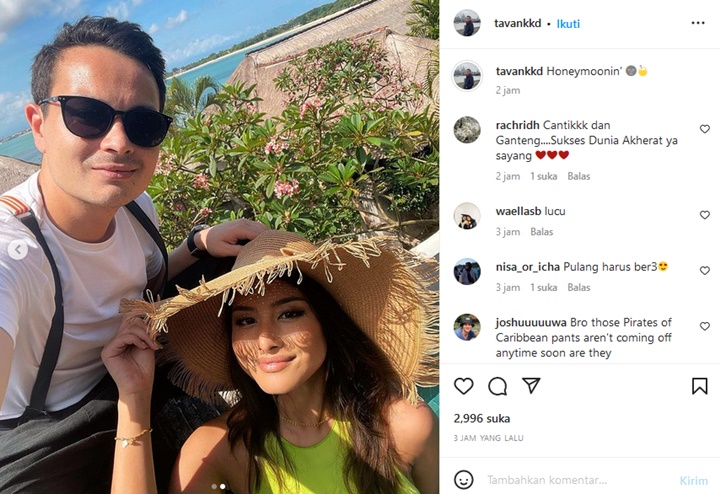 Jepretan Suami, Amanda Adik Maudy Ayunda Dipuji Secantik Barbie Kala Pergi Honeymoon