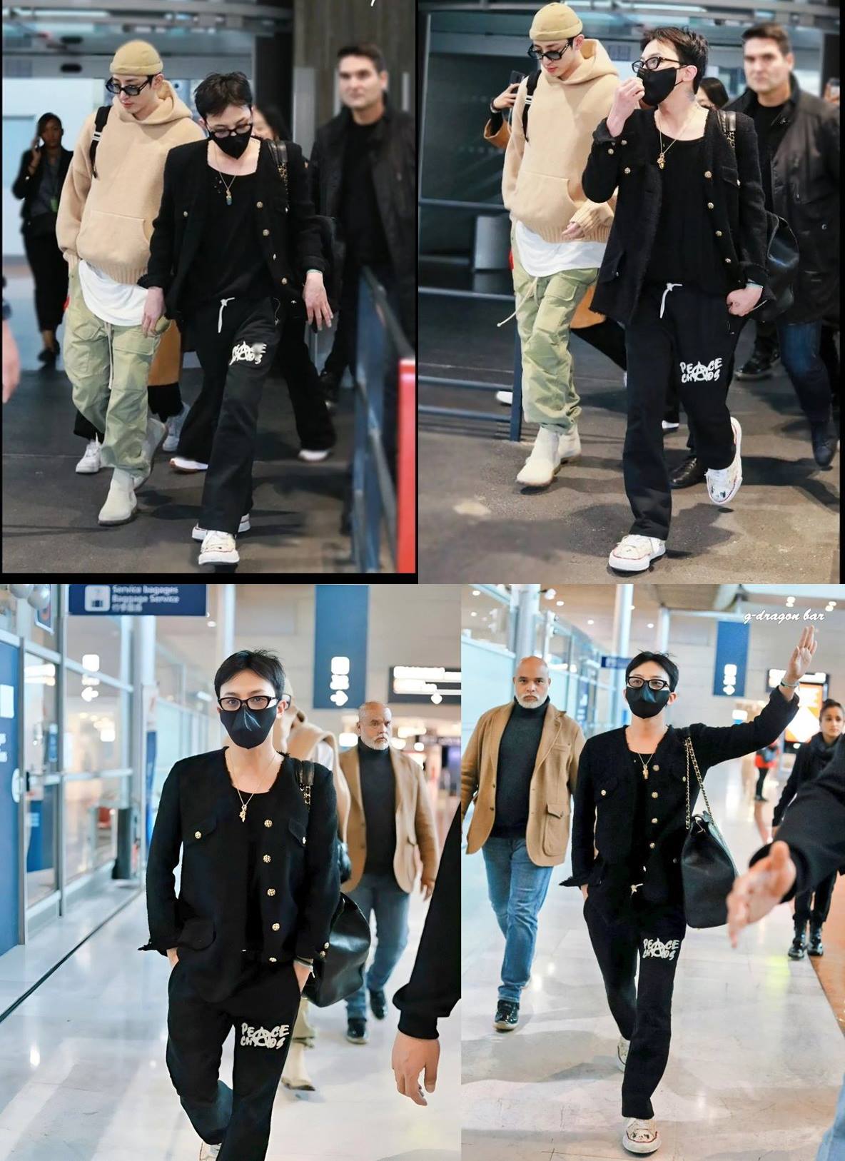 G-Dragon BIGBANG dan Lee Soo Hyuk di Paris