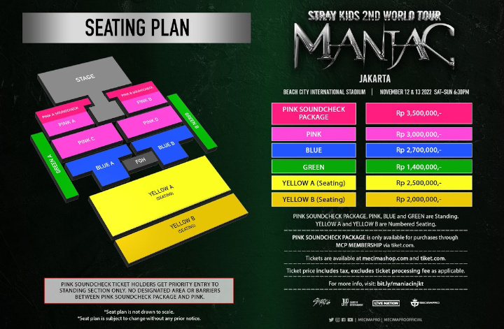 STAY Siap-Siap, Konser Stray Kids \'MANIAC\' di Jakarta Rilis Seating Plan Paling Mahal 3,5 Juta