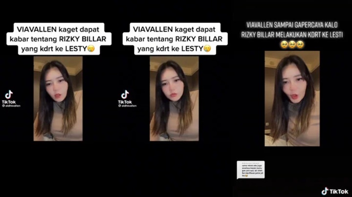 Ekspresi Via Vallen Disorot Kala Rizky Billar Disebut Lakukan KDRT Pada Lesti Kejora
