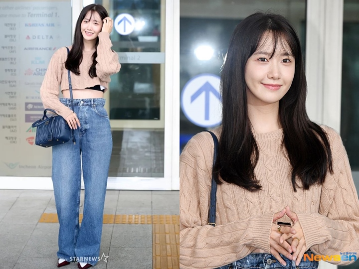 Penampilan Yoona SNSD Berponi di Bandara Menuju Paris Jadi Hot Topik