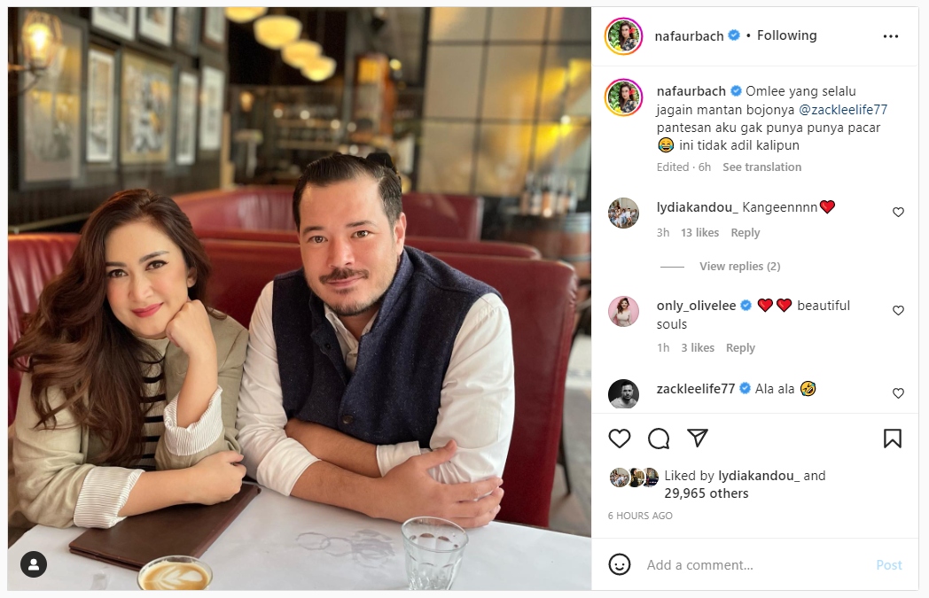 Nafa Urbach Duga \'Alasan\' Tak Punya Pacar, Seret Nama Zack Lee