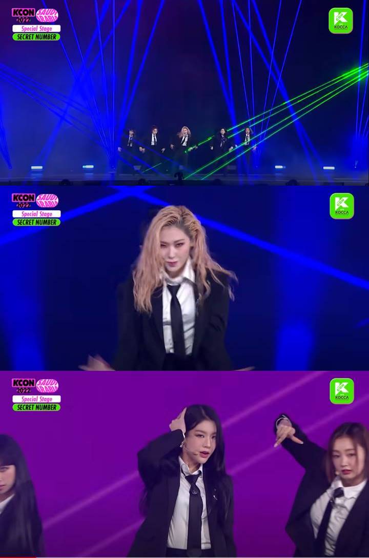 Secret Number Tampil Sangar Cover \'Rainism\' di KCON 2022 Arab Saudi