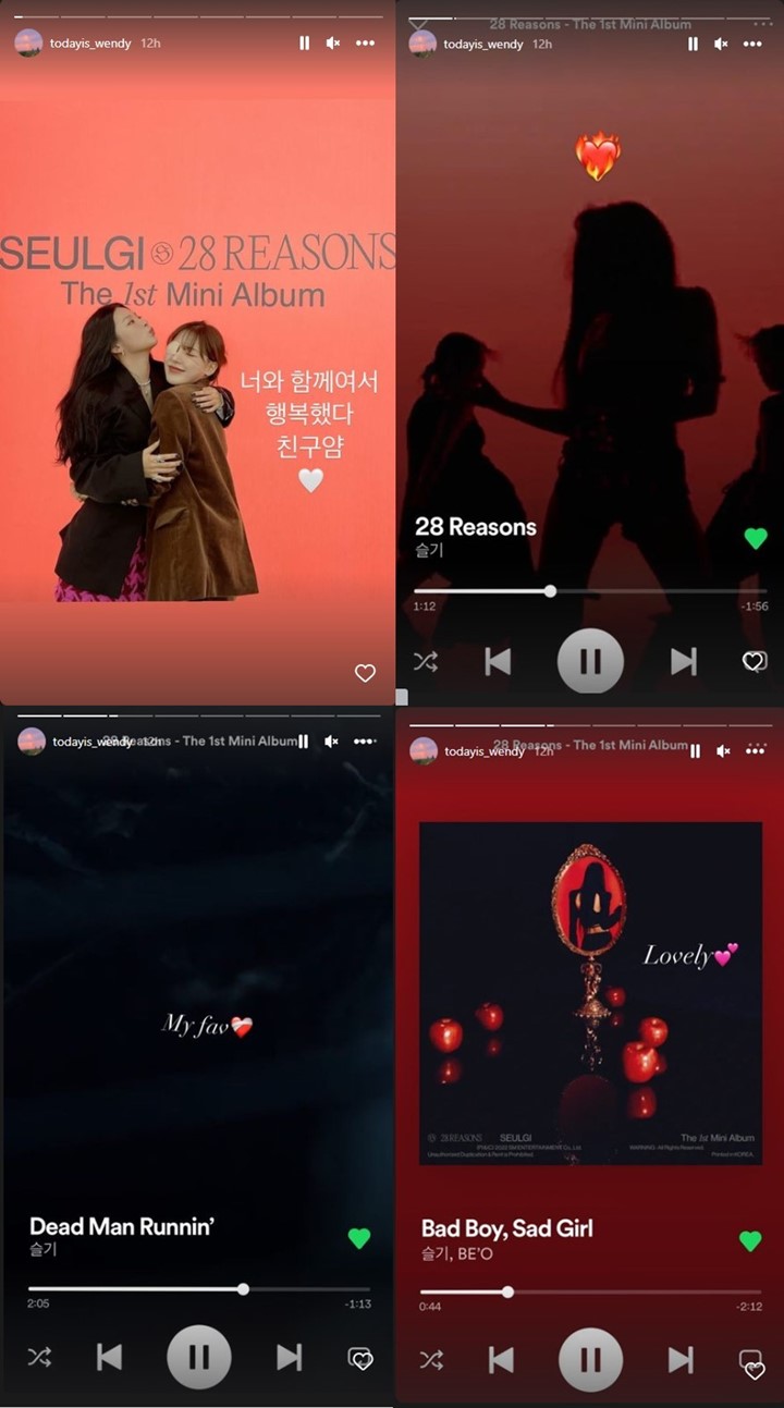 Wendy Red Velvet Banggakan Album Debut Solo Seulgi \'28 Reasons\'