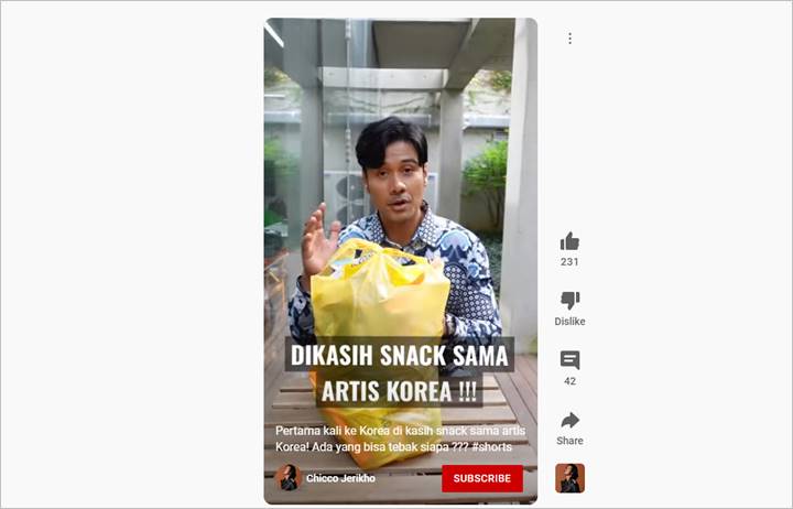Chicco Jerikho Pamer Dapat Beragam Camilan dari Artis Korea: Lawan Main Gue