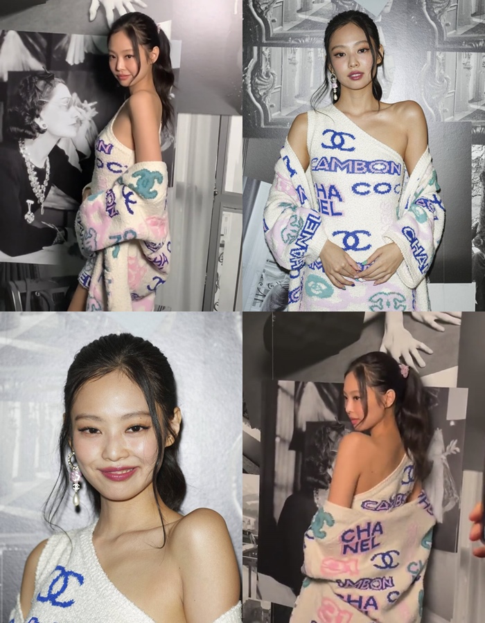 Tampil Seksi Tapi Gemesin, Jennie Berbalut Dress Mini Putih di Paris Fashion Week