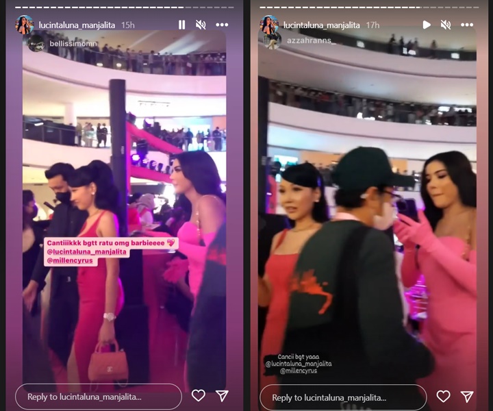 Momen Lucinta Luna dan Millen Cyrus \'Kembaran\' Serba Pink Curi Perhatian