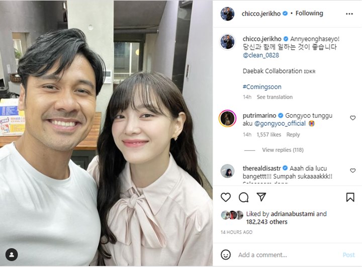 Chico Jericho Pamer Foto Bareng Kim Sejeong, Putri Marino Siapkan \'Balas Dendam\'