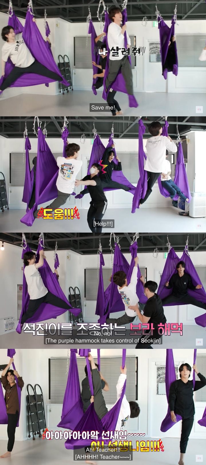 Jin BTS Rela \'Menderita\' Demi Konten Flying Yoga Estetik, Intip Aksi Dramatisnya
