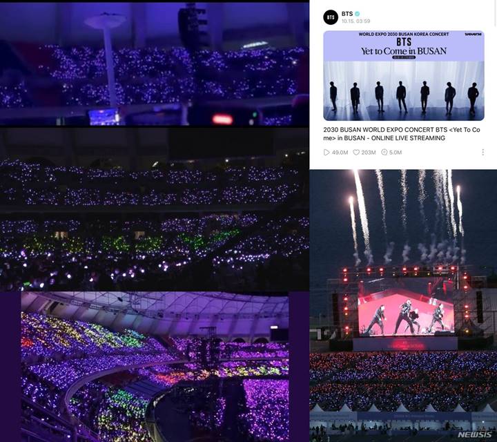 Tribun Lantai 3 Dituding Kosong Selama Konser \'Yet to Come\' BTS, Netizen Klarifikasi
