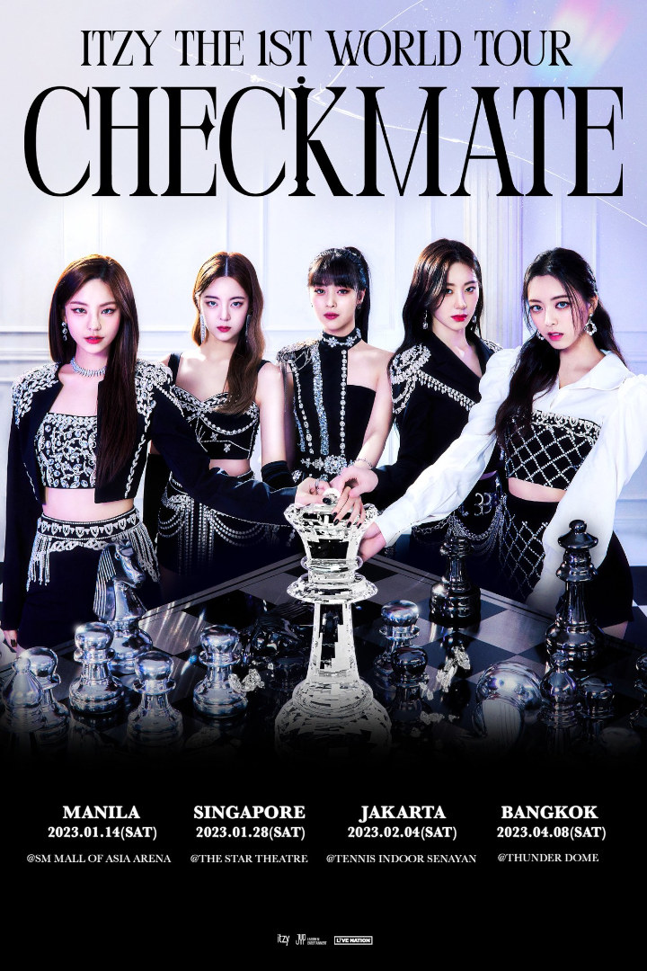 Jakarta Termasuk, ITZY Umumkan Kota Tambahan di Tur \'Checkmate\' 2023Jakarta Termasuk, ITZY Umumkan Kota Tambahan di Tur \'Checkmate\' 2023Jakarta Termasuk, ITZY Umumkan Kota Tambahan di Tur \'Checkmate\' 2023