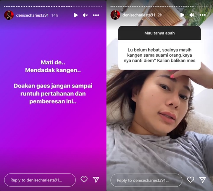 Singgung Gengsi, Denise Chariesta Bongkar Hal Paling Ditakutkan Sosok R