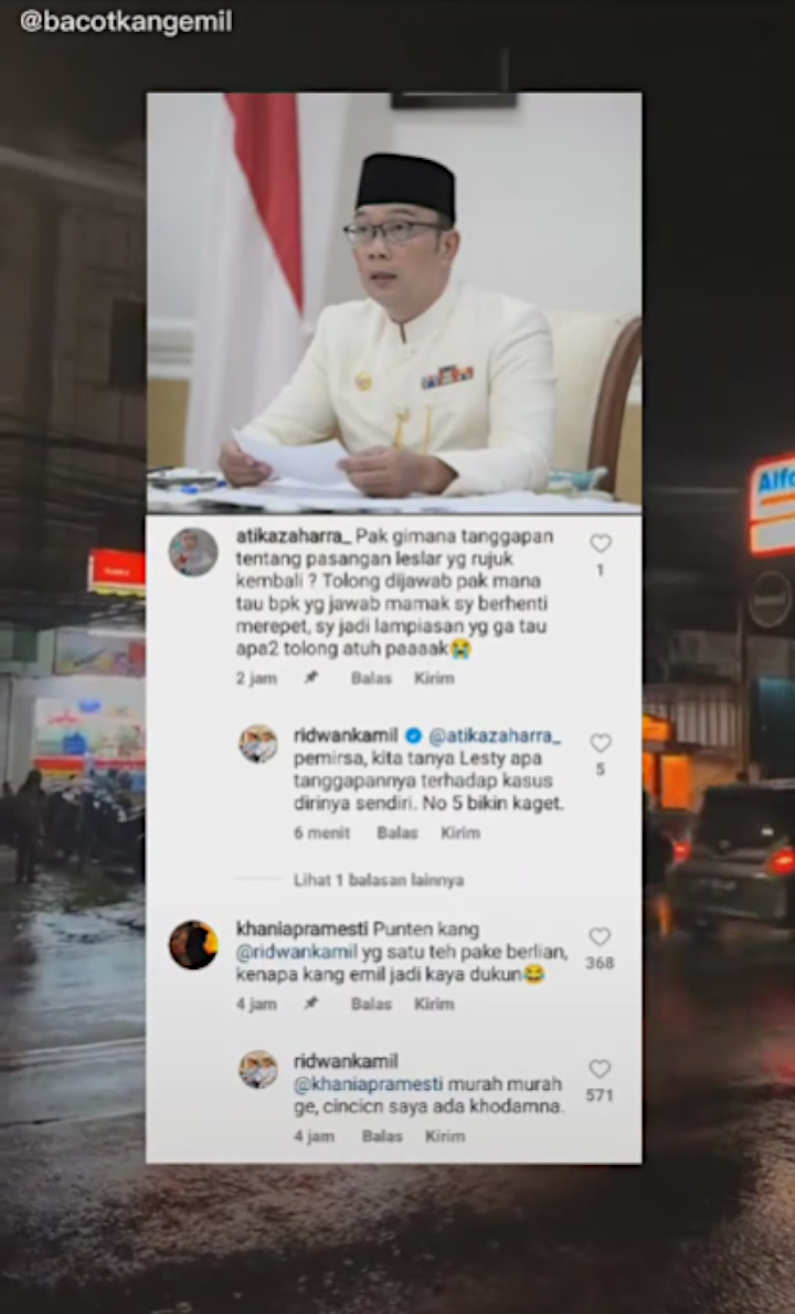 Ridwan Kamil Ikut Komentari Soal Lesti Kejora dan Rizky Billar \'Rujuk\' Pasca Isu KDRT