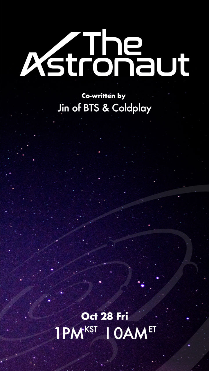 Resmi, Jin BTS dan Coldplay Garap Bareng Single \'The Astronaut\' Resmi, Jin BTS dan Coldplay Garap Bareng Single \'The Astronaut\'