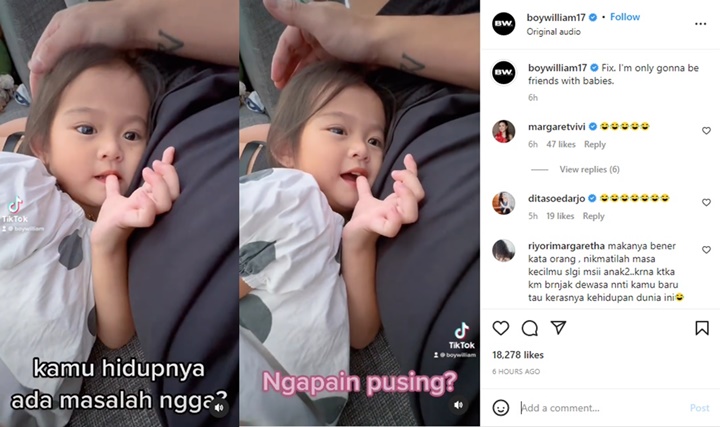 Boy William Curhat Pada Sang Ponakan, \'Tertampar\' Usai Dapat Nasihat Menohok